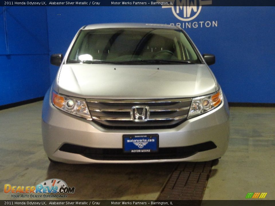 2011 Honda Odyssey LX Alabaster Silver Metallic / Gray Photo #3