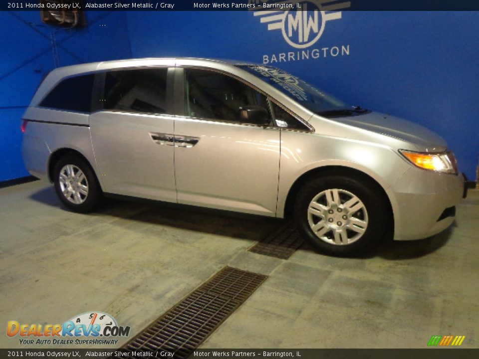 2011 Honda Odyssey LX Alabaster Silver Metallic / Gray Photo #5