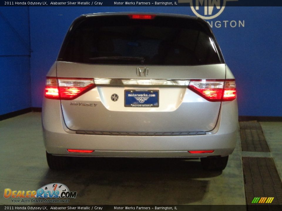 2011 Honda Odyssey LX Alabaster Silver Metallic / Gray Photo #9