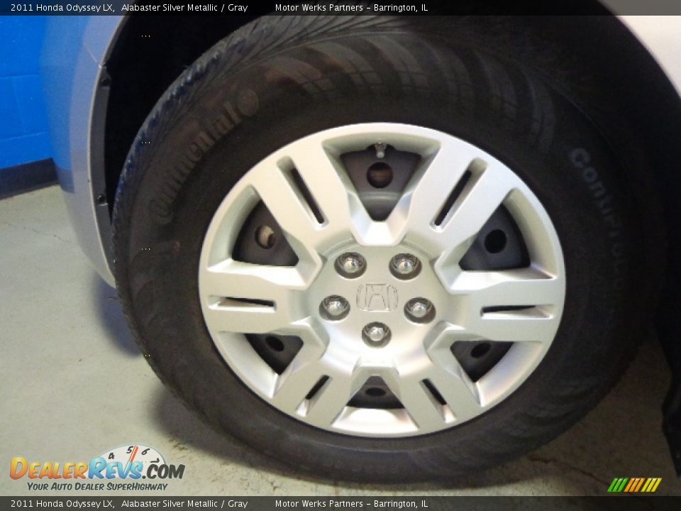 2011 Honda Odyssey LX Alabaster Silver Metallic / Gray Photo #14