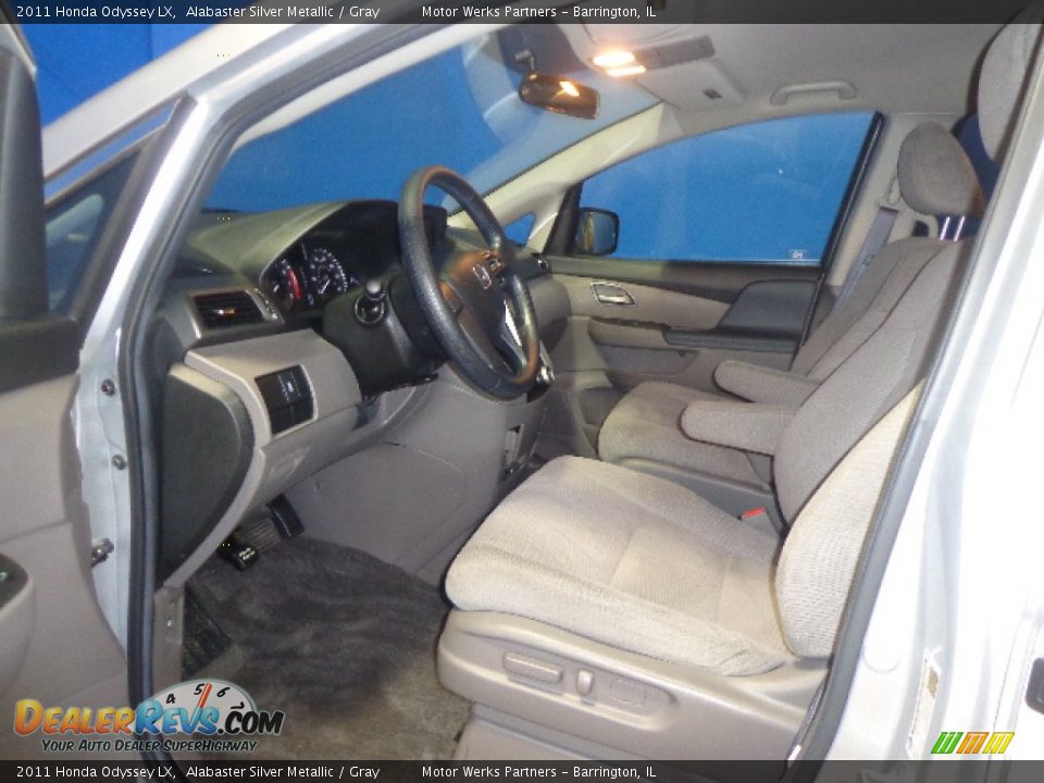 2011 Honda Odyssey LX Alabaster Silver Metallic / Gray Photo #21