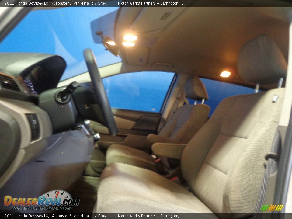 2011 Honda Odyssey LX Alabaster Silver Metallic / Gray Photo #22