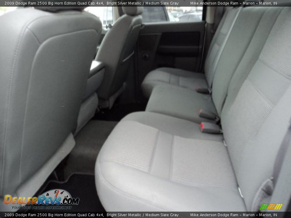 2009 Dodge Ram 2500 Big Horn Edition Quad Cab 4x4 Bright Silver Metallic / Medium Slate Gray Photo #10