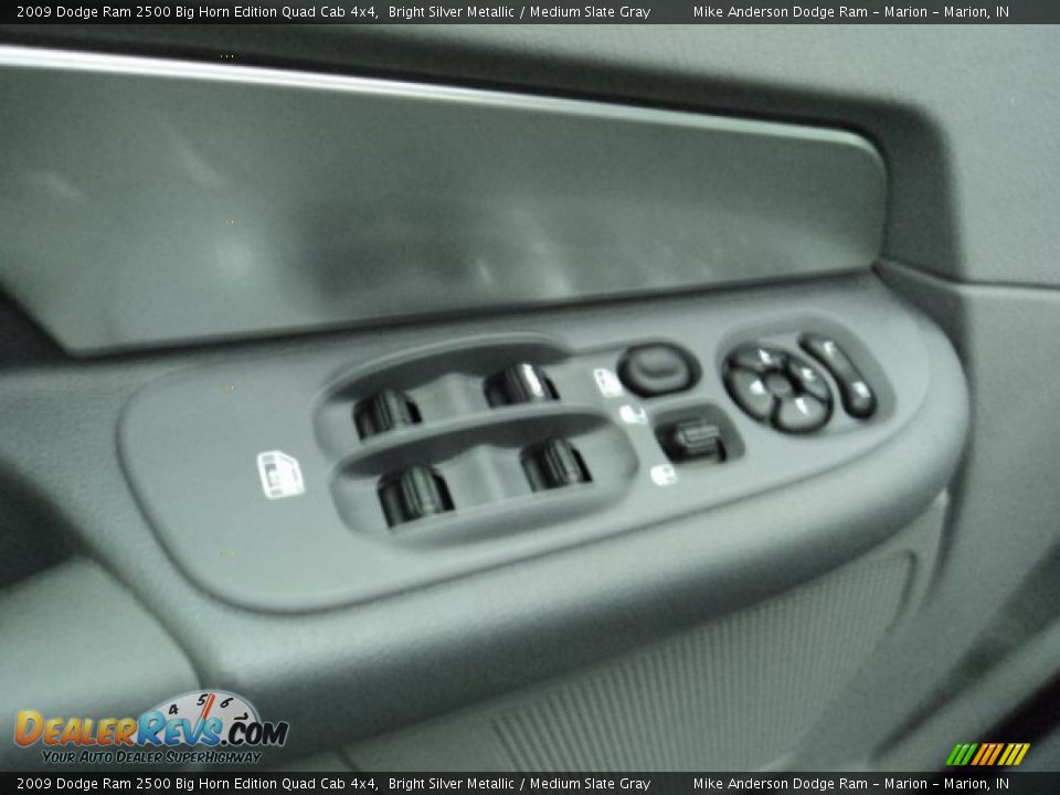 2009 Dodge Ram 2500 Big Horn Edition Quad Cab 4x4 Bright Silver Metallic / Medium Slate Gray Photo #11