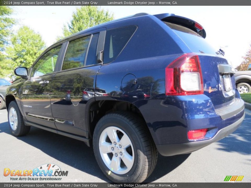 2014 Jeep Compass Sport True Blue Pearl / Dark Slate Gray Photo #2
