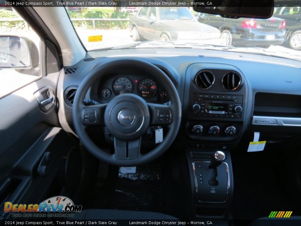 2014 Jeep Compass Sport True Blue Pearl / Dark Slate Gray Photo #8