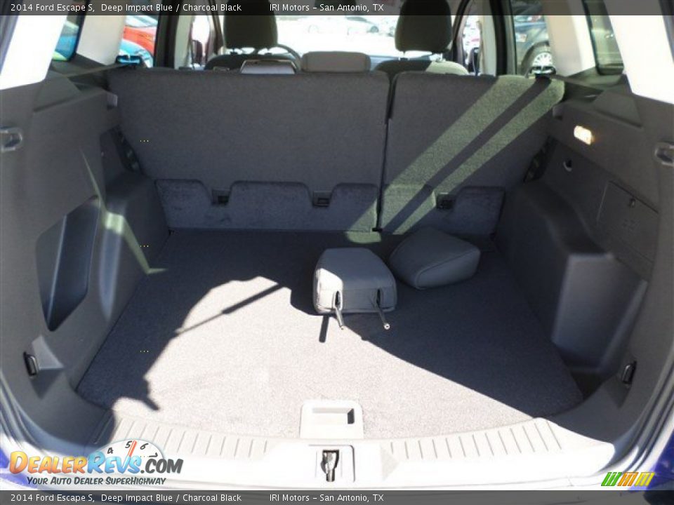 2014 Ford Escape S Deep Impact Blue / Charcoal Black Photo #13