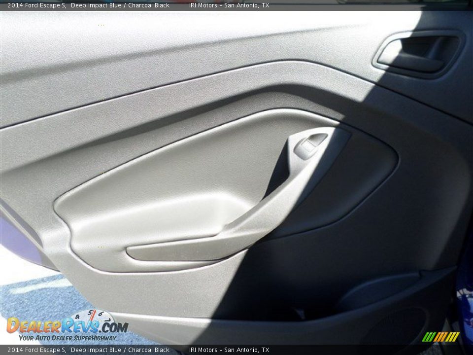 2014 Ford Escape S Deep Impact Blue / Charcoal Black Photo #14