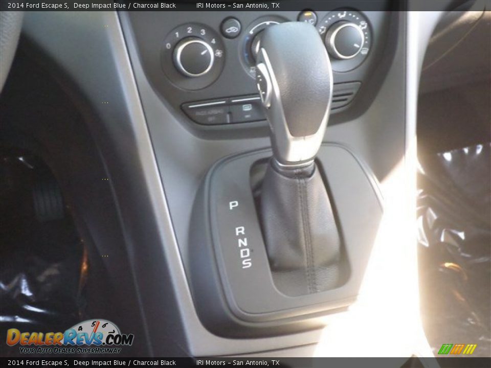 2014 Ford Escape S Deep Impact Blue / Charcoal Black Photo #21