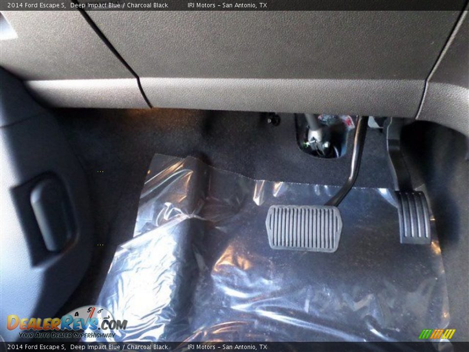 2014 Ford Escape S Deep Impact Blue / Charcoal Black Photo #25