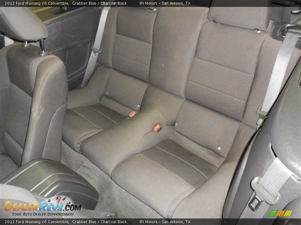 2012 Ford Mustang V6 Convertible Grabber Blue / Charcoal Black Photo #19
