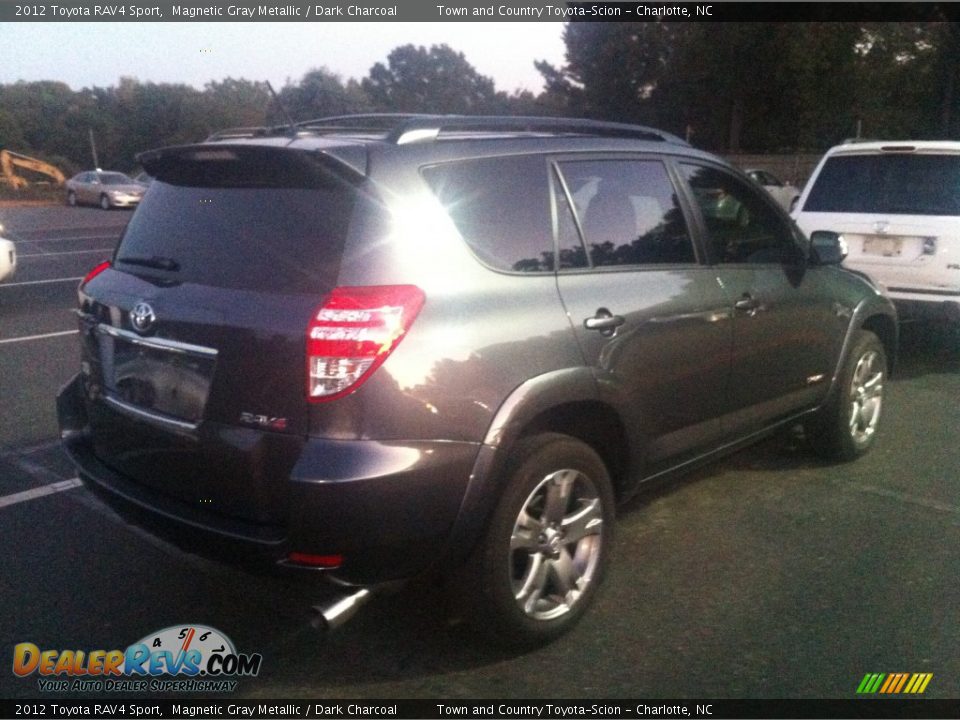 2012 Toyota RAV4 Sport Magnetic Gray Metallic / Dark Charcoal Photo #3