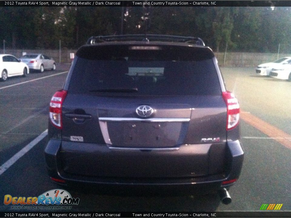 2012 Toyota RAV4 Sport Magnetic Gray Metallic / Dark Charcoal Photo #4