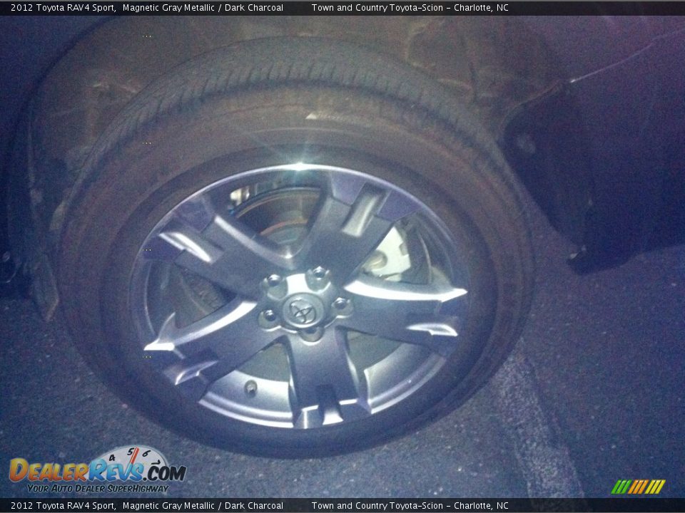 2012 Toyota RAV4 Sport Magnetic Gray Metallic / Dark Charcoal Photo #6