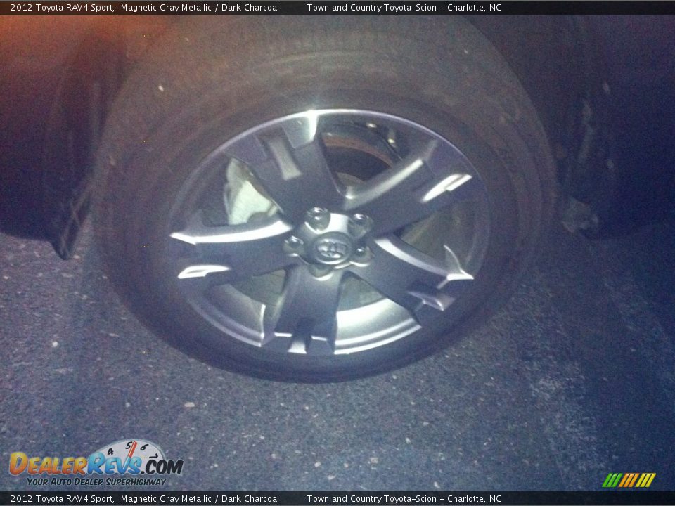 2012 Toyota RAV4 Sport Magnetic Gray Metallic / Dark Charcoal Photo #7