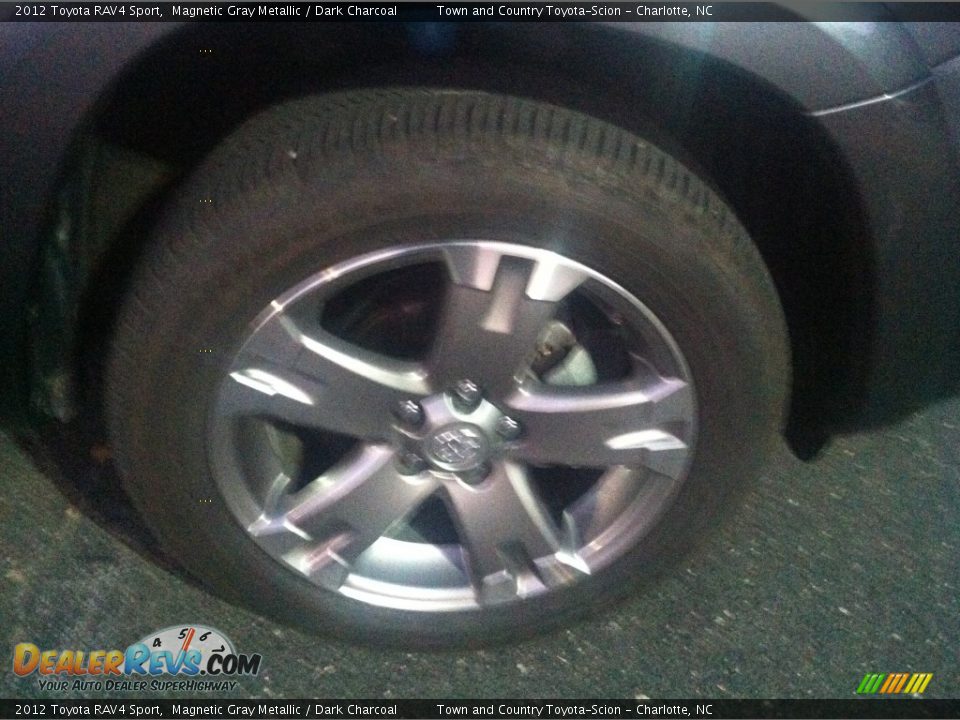 2012 Toyota RAV4 Sport Magnetic Gray Metallic / Dark Charcoal Photo #8