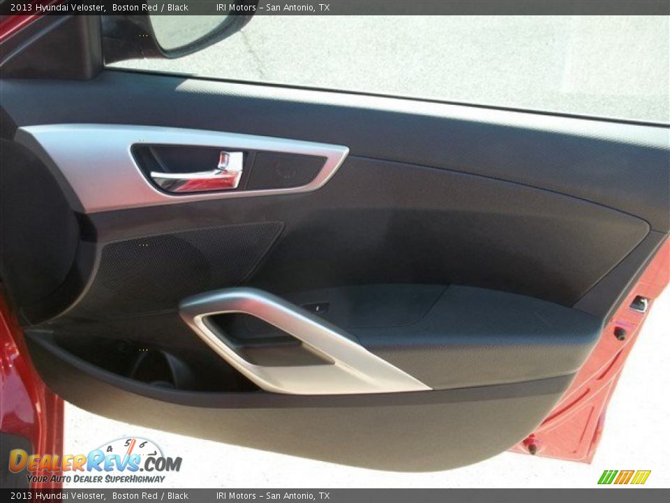 2013 Hyundai Veloster Boston Red / Black Photo #5