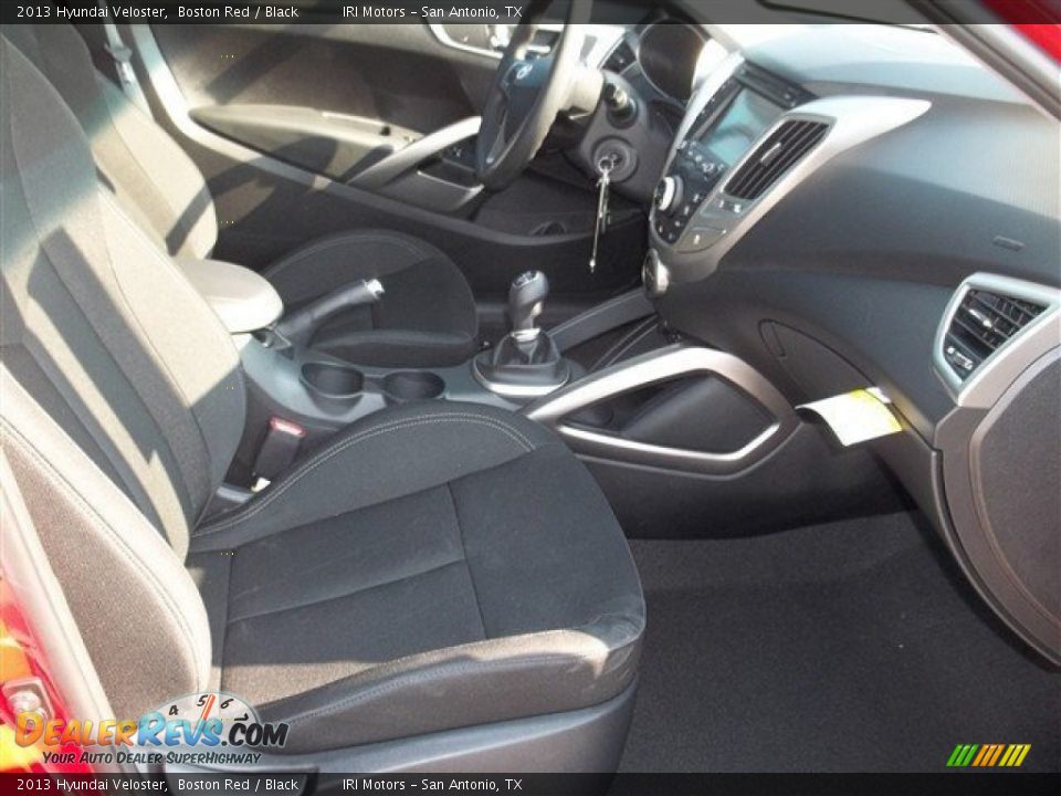 2013 Hyundai Veloster Boston Red / Black Photo #6