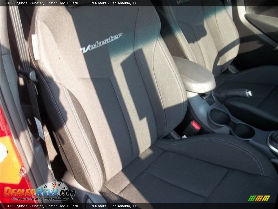 2013 Hyundai Veloster Boston Red / Black Photo #7