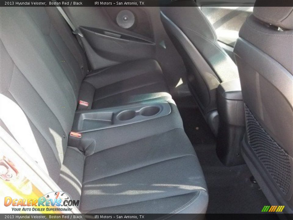 2013 Hyundai Veloster Boston Red / Black Photo #9