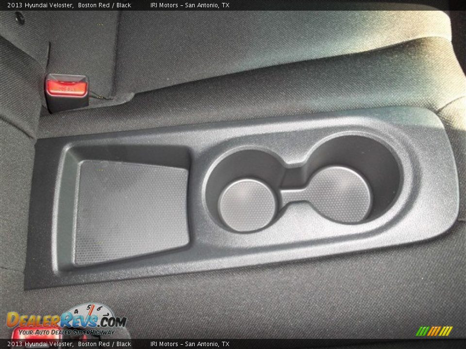 2013 Hyundai Veloster Boston Red / Black Photo #13
