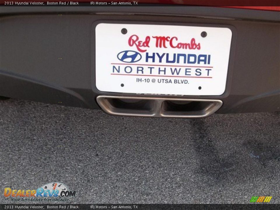 2013 Hyundai Veloster Boston Red / Black Photo #16