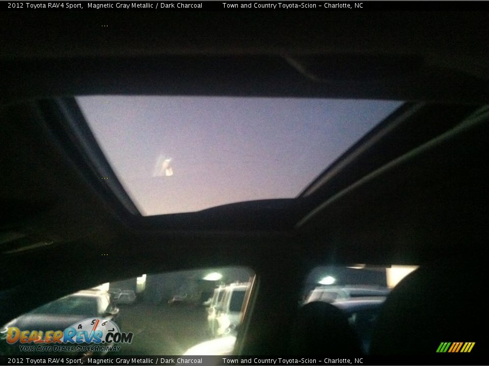 2012 Toyota RAV4 Sport Magnetic Gray Metallic / Dark Charcoal Photo #13