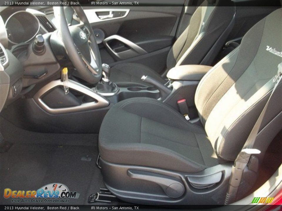2013 Hyundai Veloster Boston Red / Black Photo #20