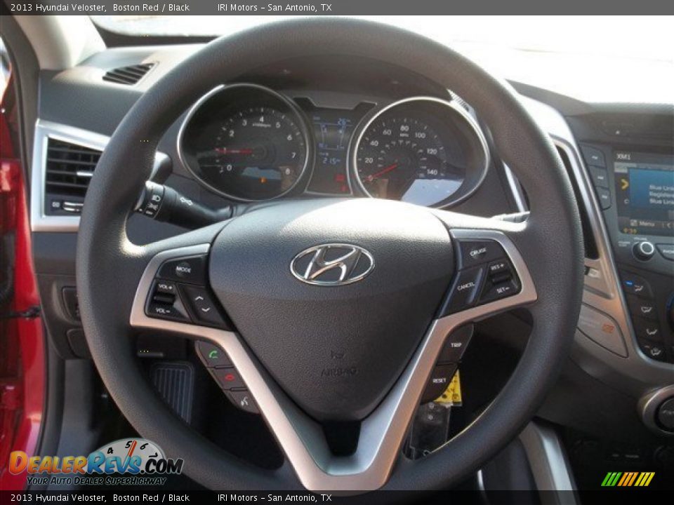 2013 Hyundai Veloster Boston Red / Black Photo #22
