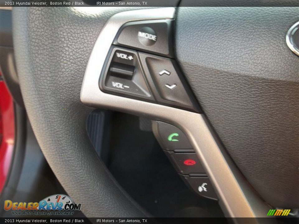 2013 Hyundai Veloster Boston Red / Black Photo #23