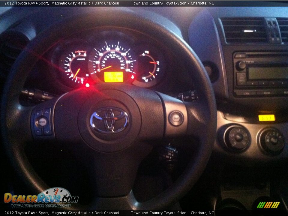 2012 Toyota RAV4 Sport Magnetic Gray Metallic / Dark Charcoal Photo #14