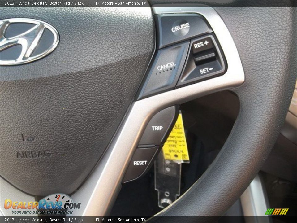 2013 Hyundai Veloster Boston Red / Black Photo #24