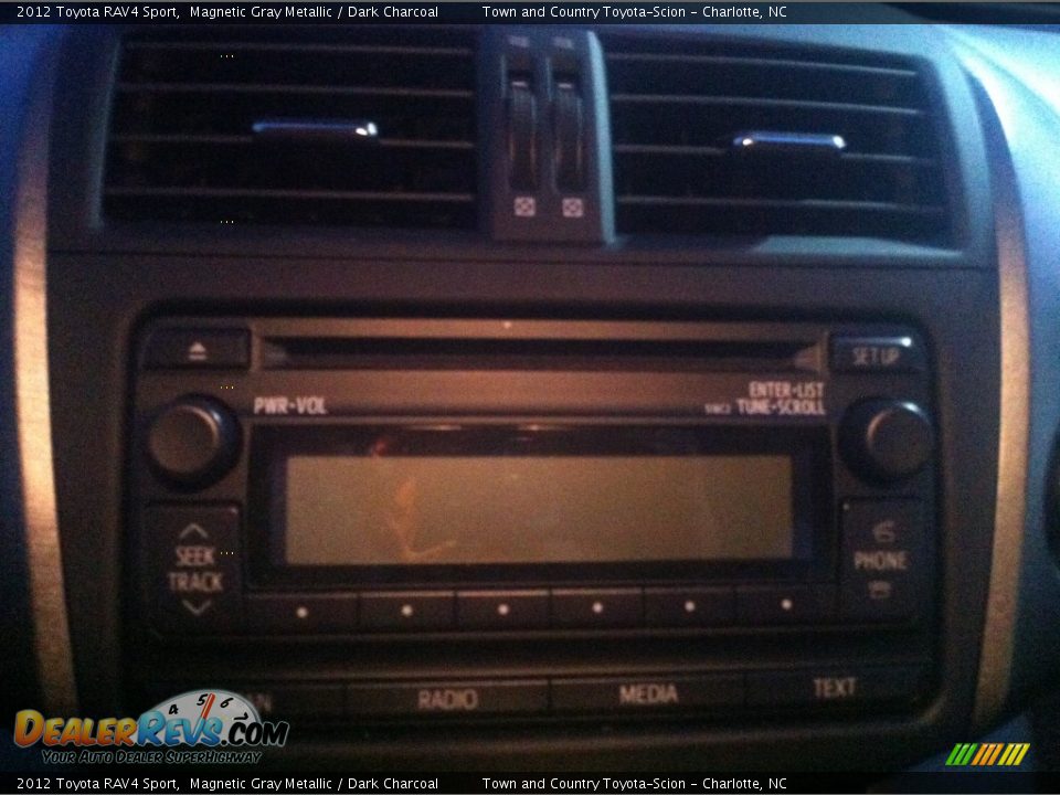 2012 Toyota RAV4 Sport Magnetic Gray Metallic / Dark Charcoal Photo #15