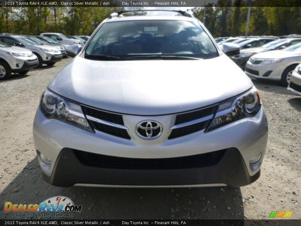 2013 Toyota RAV4 XLE AWD Classic Silver Metallic / Ash Photo #8