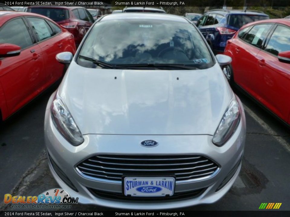 2014 Ford Fiesta SE Sedan Ingot Silver / Charcoal Black Photo #5