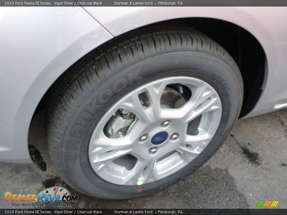 2014 Ford Fiesta SE Sedan Ingot Silver / Charcoal Black Photo #6