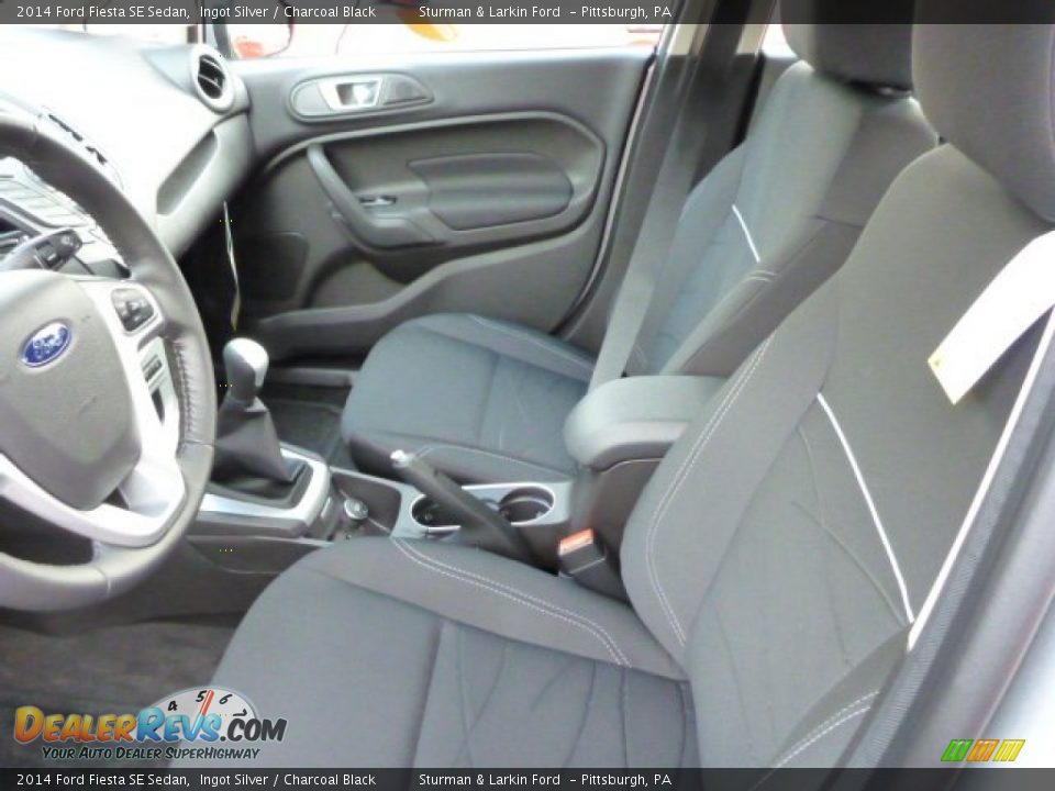 2014 Ford Fiesta SE Sedan Ingot Silver / Charcoal Black Photo #7