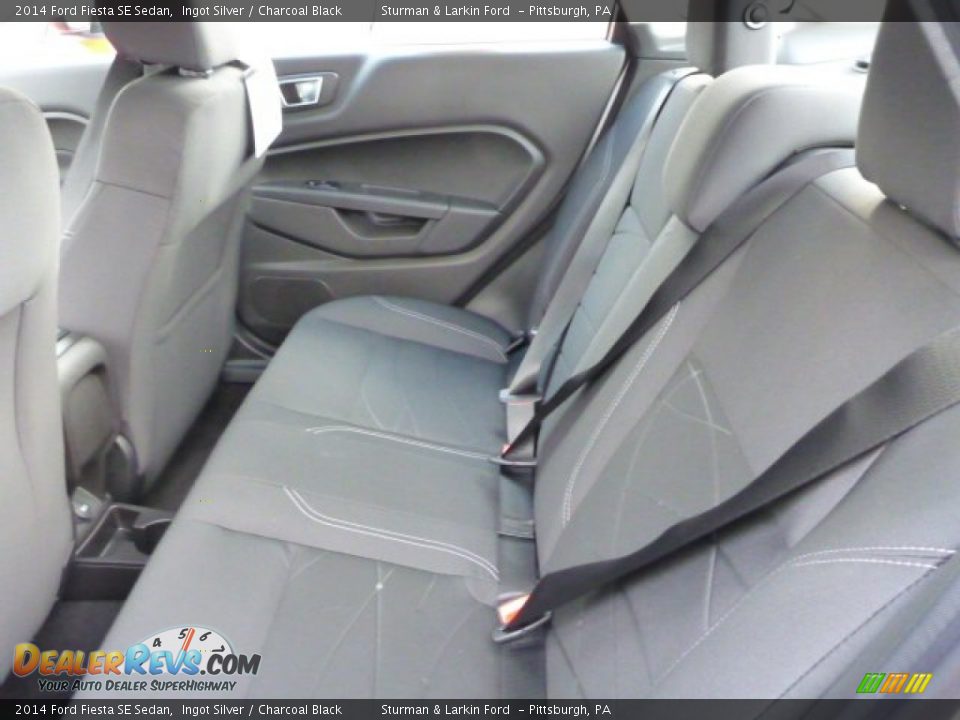 2014 Ford Fiesta SE Sedan Ingot Silver / Charcoal Black Photo #8