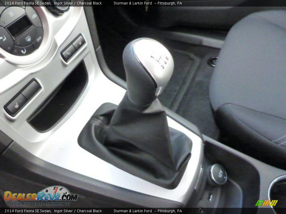 2014 Ford Fiesta SE Sedan Ingot Silver / Charcoal Black Photo #12
