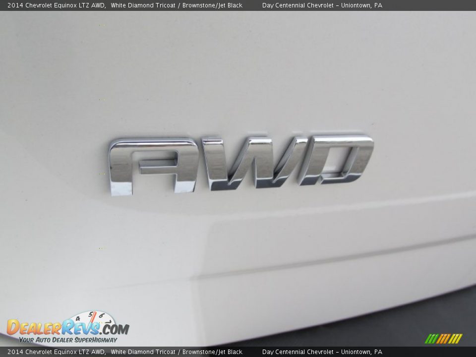 2014 Chevrolet Equinox LTZ AWD White Diamond Tricoat / Brownstone/Jet Black Photo #6