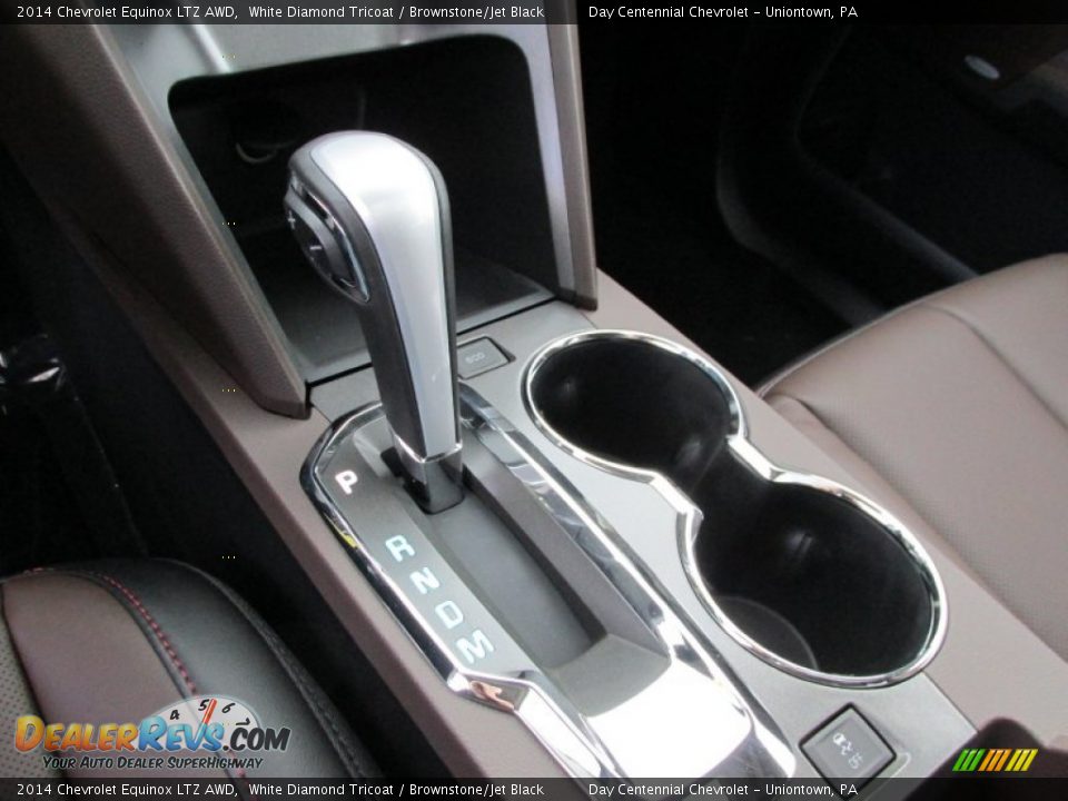2014 Chevrolet Equinox LTZ AWD White Diamond Tricoat / Brownstone/Jet Black Photo #18