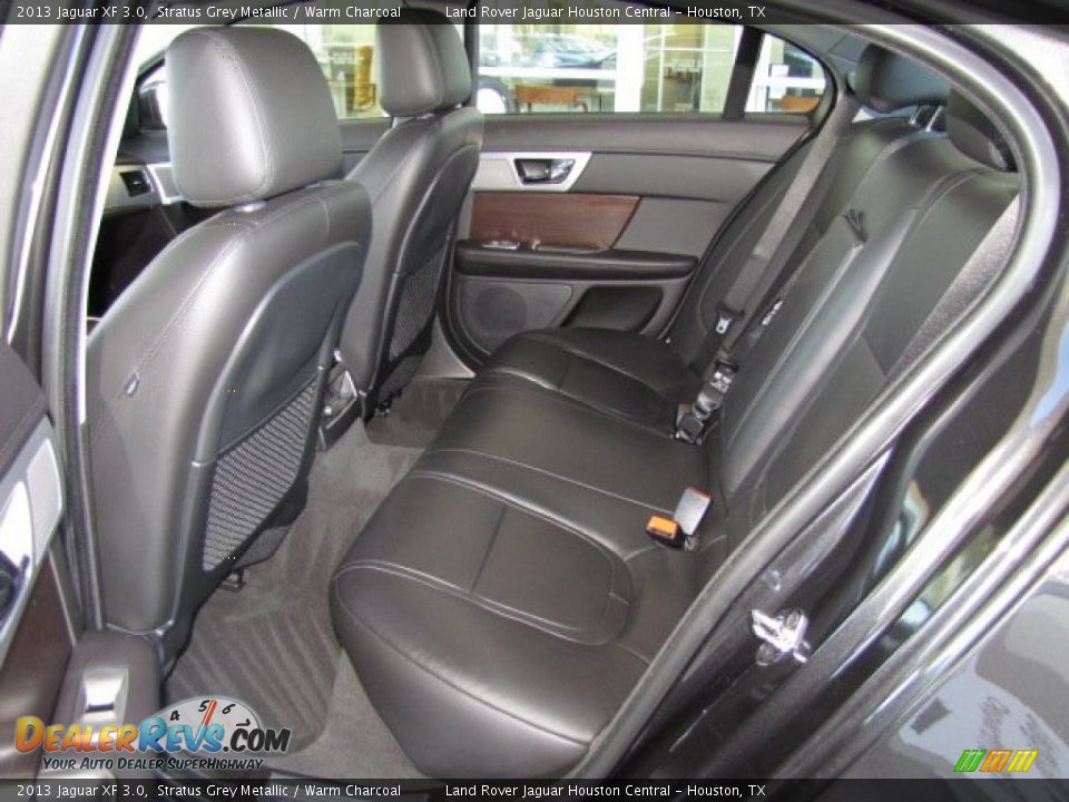 2013 Jaguar XF 3.0 Stratus Grey Metallic / Warm Charcoal Photo #4