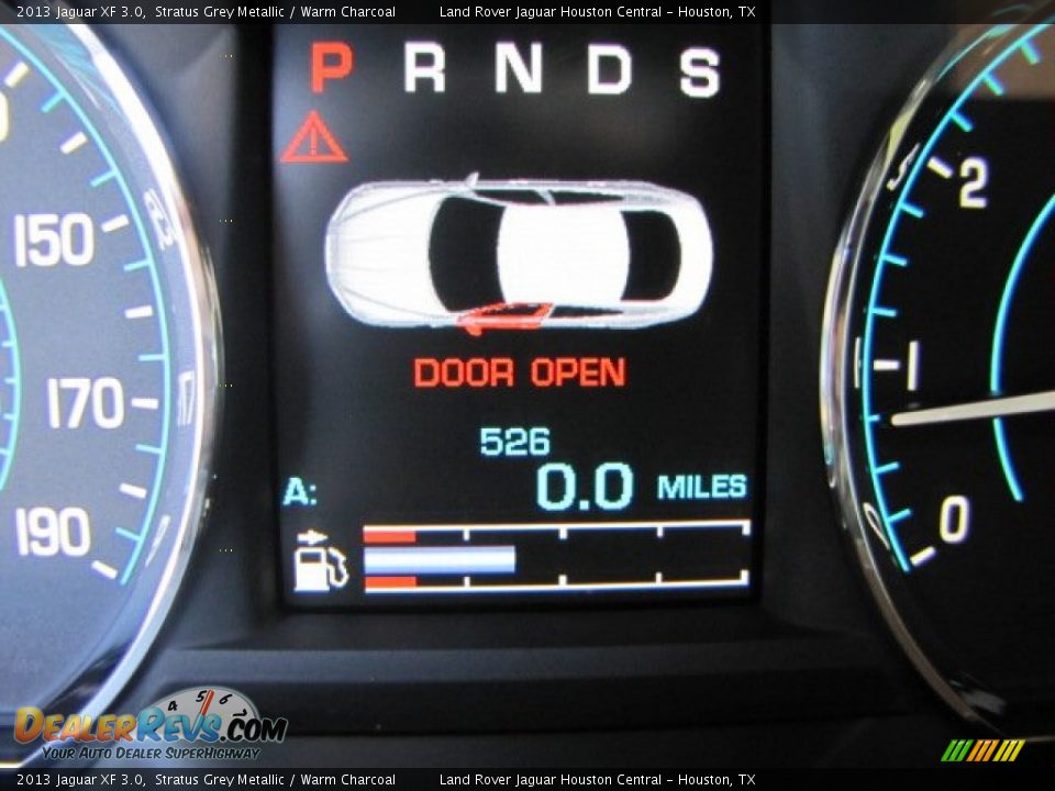 2013 Jaguar XF 3.0 Stratus Grey Metallic / Warm Charcoal Photo #18