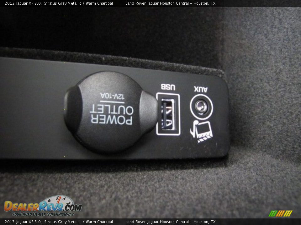2013 Jaguar XF 3.0 Stratus Grey Metallic / Warm Charcoal Photo #24