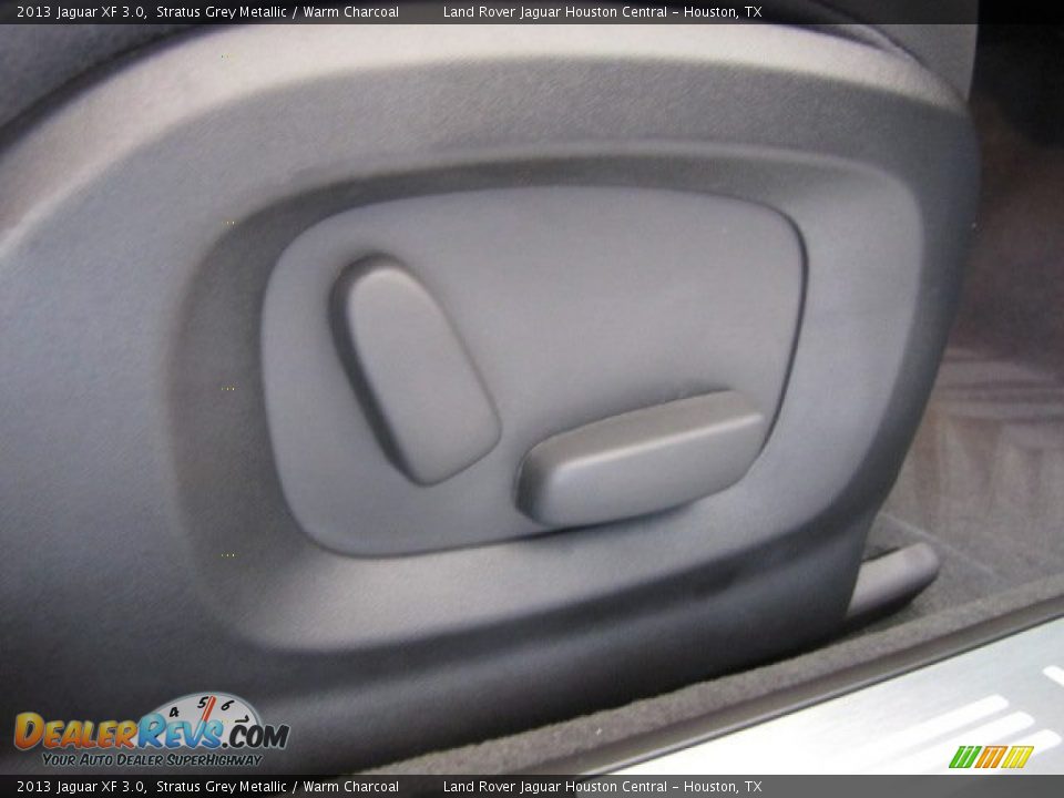 2013 Jaguar XF 3.0 Stratus Grey Metallic / Warm Charcoal Photo #26