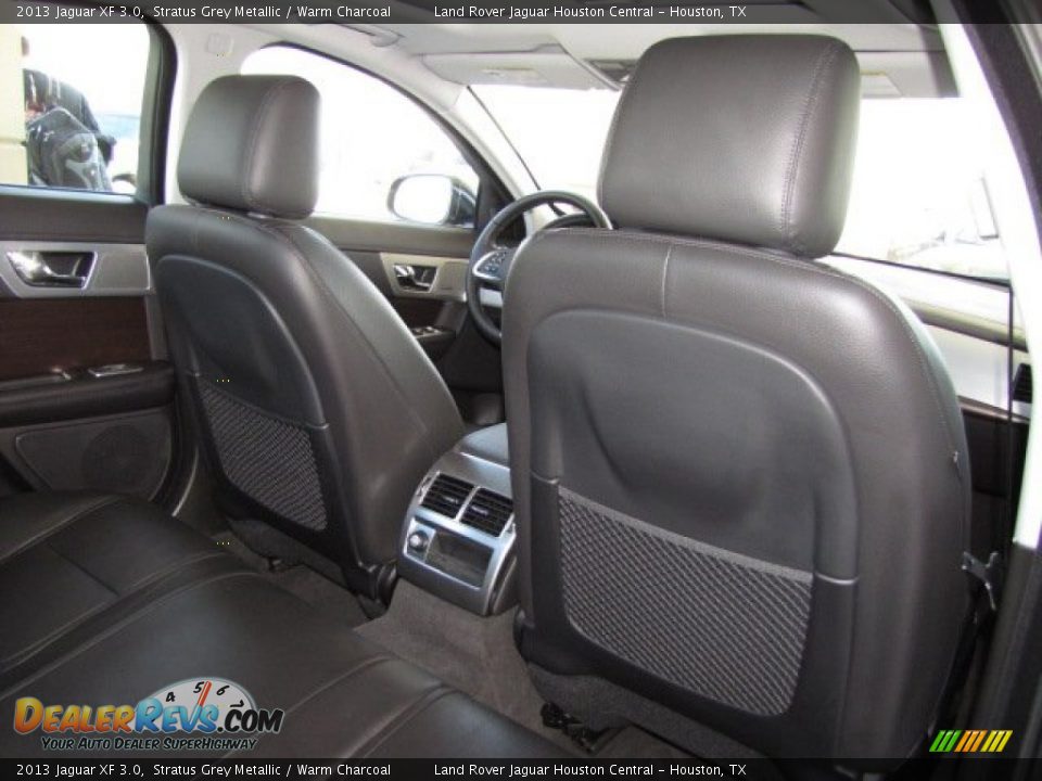 2013 Jaguar XF 3.0 Stratus Grey Metallic / Warm Charcoal Photo #28