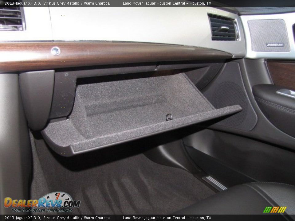 2013 Jaguar XF 3.0 Stratus Grey Metallic / Warm Charcoal Photo #33