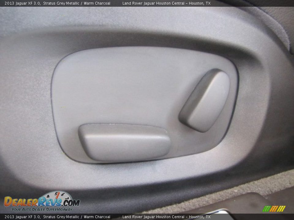 2013 Jaguar XF 3.0 Stratus Grey Metallic / Warm Charcoal Photo #36
