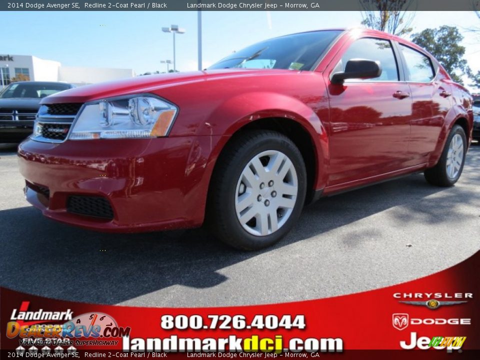 2014 Dodge Avenger SE Redline 2-Coat Pearl / Black Photo #1