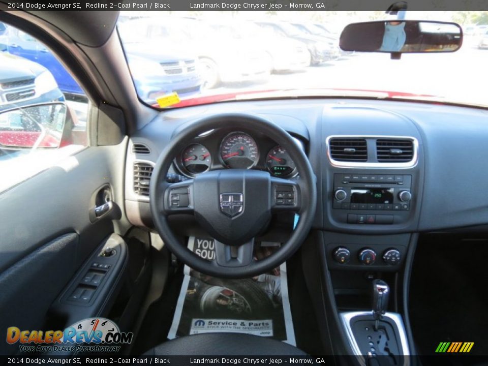 2014 Dodge Avenger SE Redline 2-Coat Pearl / Black Photo #8